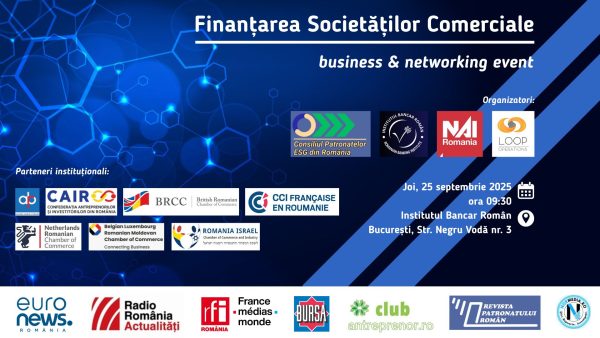 Bilet participare eveniment "Finanțarea Societăților Comerciale" 25 septembrie 2025